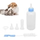 thumbnail image 4 of Kit de Biberón para Mascotas, Botellas de Líquido exprimibles, Botella de Leche para Mascotas, Tetina de Repuesto, Biberón para Gatos con Cepillo para Gatitos recién Nacidos,, 4 of 7