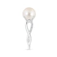 thumbnail image 5 of ANGARA Freshwater Cultured Pearl Infinity Ring in 14K White Gold for Women | June Birthstone, Birthday, Anniversary, Jewelry Gift for Women | Pearl Ring, 5 of 11