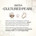 thumbnail image 4 of ANGARA Japanese Akoya Cultured Pearl Split Shank Ring with Diamonds in 925 Sterling Silver for Women | June Birthstone, Birthday, Anniversary, Jewelry Gift for Women | Pearl Ring, 4 of 5