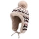 thumbnail image 1 of Sombreros de punto de invierno, gorros para el frío, bohemios, bonitos, cálidos para exteriores, gorros gruesos de lana, gorros para mujer, 1 of 1