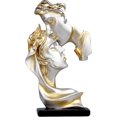 thumbnail image 1 of Silence Is Golden Sculpture Modern Minimalist Abstract Craft,Broken Face Creative Thinker Ornament Souvenir Real Life Art Interesting Statue Decor Gif, 1 of 5