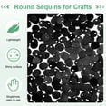thumbnail image 2 of Uxcell Lot de 4 Paillettes Rondes Plates de 6 mm pour Projets DIY/cuisson [Noir], 2 of 6