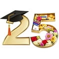 thumbnail image 2 of 10\u201dCardboard Number Mache Chocolate Covered Strawberries Fillable Sweets Candy Container Box (2, Gold), 2 of 5