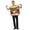 Beef burger, variant on Adult Watermelon Slice Halloween Costume Jumpsuit with Matching Hat, Halloween Cosplay Costumes Fresh Fruit Role Play Outfit for Themed Parties, Stage Events and Carnival