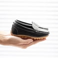 thumbnail image 7 of Bonario Toddler Boys Girls Shoes Slip-On Flats Boat Leather Loafers Moccasin for Little Kids, 7 of 7