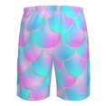thumbnail image 6 of Naloa Purple Dragon Scales Men's Beach Shorts, Surfing shorts, Swim trunks, Quick Dry Swim Trunks for Surfing Beach Fun - Medium, 6 of 9