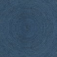 thumbnail image 5 of SAFAVIEH Natural Fiber Cebrail Braided Jute Area Rug, Royal Blue/Natural, 7' x 7' Round, 5 of 6