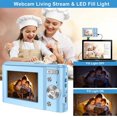 thumbnail image 7 of Zostuic Kids Digital Camera, FHD 1080P 48MP 16X Digital Zoom, Compact Mini Camera with 32GB SD Card(Light Blue), 7 of 7