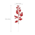 thumbnail image 2 of TABLZONE 10 Pcs Poudre Scintillante Feuilles de Noël Rouges pour Planificateurs d'Événements et Propriétaires 39,00 x 12,00 x 0,50 cm, 2 of 8