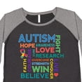 thumbnail image 4 of Inktastic Autism Support Slogan Women's Plus Size T-Shirt, 4 of 5