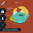 thumbnail image 2 of Bestway Hydro Force Sunny 5 Person Inflatable Floating Island Lounge Raft, 2 of 10