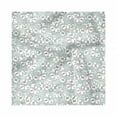 thumbnail image 1 of Jasmine Decorative Napkins Set of 4, Romantic Vintage Pattern with Blossoming Jasmine Flower Branches Image, Silky Satin Fabric for Brunch Dinner Party, 12", White and Blue Grey, by Ambesonne, 1 of 2