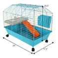 thumbnail image 4 of Guinea Pig Cage with Ramp, Shelf and Hayfeeder, 4 of 11