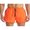 orange, variant on Men's Running Shorts Gym Athletic Workout Shorts for Men 3 inch Sports Shorts with Zipper Pocket