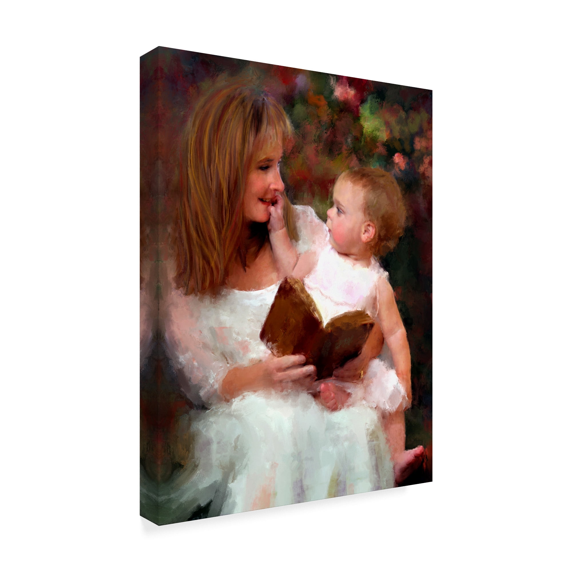 Trademark Fine Art 'Mother And Child' Canvas Art by Sharon Forbes