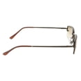 thumbnail image 1 of grinderPUNCH Womens Heart Brown Color Tone Monoblock Sunglasses UNisex, 1 of 3