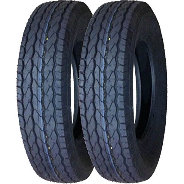 Set of 2 New FREE COUNTRY Trailer Tires ST 175/80D13 6PR 11019