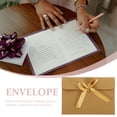 thumbnail image 3 of WEUVEB 50Ud Sobres Para Invitaciones De Papel Kraft Dorado Seguros Y Resistentes Para Uso En Oficina, 3 of 6