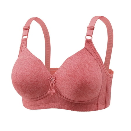 Arnsht Women s Plus Size Nursing Bra Maternity Sleeping Underwear Large Size Large Cup Soft Comfort Breathable Women Daily Bra Red XXXXXL