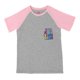 thumbnail image 1 of Playera Para Niña Justice Manga Corta Gris Talla 12, 1 of 3
