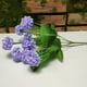 thumbnail image 4 of Flores artificiales azules - Rosas de plástico de 40 cm para decoración del hogar, impermeables y resistentes al desvanecimiento, set de 1, 4 of 6