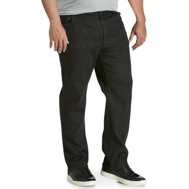 Harbor Bay by DXL Big and Tall Men's Athletic-Fit Jeans, Black, 58W X ...