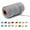 Gray, variant on NANAHuang (109 Yards/1.5mm/35 Colors Optional) 109 Macrame Cord Craft Macramé Cotton Baker Twine Craft Making Knitting Cord Rope Wedding Decor Supply Wrapping String Rope (White)…