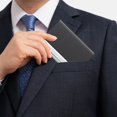thumbnail image 4 of WRISTBIQUE 1Set Business Card Wallet for Men with Large Capacity 4.13x2.48x0.51in, 4 of 8