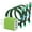 Green, variant on Compatible for iPhone Charger Fast Charging, 3 Port Charger Block with 3/6/6FT Charging Cable, USB Charger Adapter Wall Charger Plug Power Station USB Brick Cube Compatible for iPhone, Blue