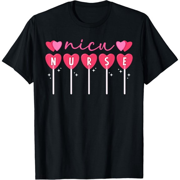 NICU Nurse Valentine Neonatal ICU Nurse Valentines Day T-Shirt TShirt