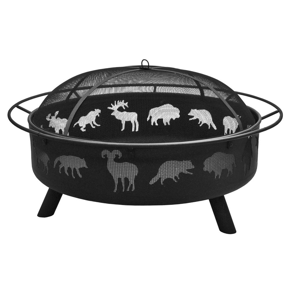 Landmann Usa Super Sky Wildlife Fire Pit Black