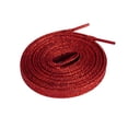thumbnail image 2 of TOPTIE Metallic Glitter Flat Shoelaces 45 Inch, Fashion Bling Colored Shoelaces - Red, 2 of 7