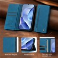 thumbnail image 5 of Case for Motorola Moto G 5G 2025/2026 6.7-inch Wallet,Magnetic Closure,Card Slots,Cash Slot Flip Folio Protective Phone Case,Blue,For Moto G 5G 2025/2026, 5 of 9