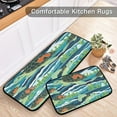 thumbnail image 6 of GZHJMY Cute Turtle Kitchen Rug Set of 2 Non Slip Washable Cushioned Anti-Fatigue Kitchen Mat Comfort Standing Floor Mat for Kitchen Washroom Bedroom Carpet Runner, 6 of 7