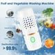 thumbnail image 4 of Máquina de Limpieza de Frutas y Verduras, Purificador de Alimentos Inalámbrico USB, Lavadora de Frutas y Alimentos Inalámbrica para Cocina., 4 of 5