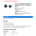 thumbnail image 2 of Front To Frame Sway Bar Bushing Kit - Compatible with 1986 - 2005 Mercury Sable 1987 1988 1989 1990 1991 1992 1993 1994 1995 1996 1997 1998 1999 2000 2001 2002 2003 2004, 2 of 2