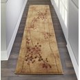 thumbnail image 1 of Nourison Somerset 6' Runner Brown Fabric Rustic Area Rug (6' Runner), Latte Latte 2' x 5'9\, 1 of 5