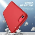 thumbnail image 5 of ImpactStrong iPhone SE 2020 Case/iPhone 7 / iPhone 8 Case, Silicone Heavy Duty Liquid Gel Shockproof Case with Soft Microfiber Cloth Cushion for iPhone 7/8 and iPhone SE 2020 (2nd Generation) - Red, 5 of 7