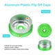 thumbnail image 3 of Tapas Flip Off de 13 mm Uxcell 200PCS Sellos Sin Rebabas Tapas Superior Flip Off para Frascos de Vidrio y Frascos Liofilizados, Verde/Plata, 3 of 6