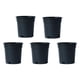 thumbnail image 1 of Macetas de galón negras de plástico Cateissary 5 piezas Jardín y Patio calibre 16, 1 of 6