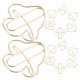 thumbnail image 1 of AURARMLET 20Ud Clips De Papel Dorados Con De Hongo Para Uso Multifuncional, 1 of 6