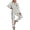 Gold Christmas Tree and Reindeer, variant on DAKIMOE Silk Satin Pajamas Set Womens Christmas Pajamas Long Sleepwear Button Down 2 Piece Classic Soft Loungewear Pjs Set