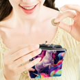 thumbnail image 7 of Coin Purse, Change Purse Wallet with Clasp, Car Coin Holder Pouch for Woman Men Kids Girls (Rainbow Unicorn), 7 of 7
