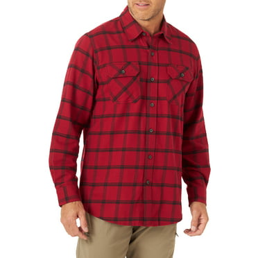 Wrangler Men's Long Sleeve Epic Soft Relaxed Fit Denim Shirt - Walmart.com