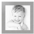 thumbnail image 2 of ArtToFrames 24" x 24" Steel Ripple Brushed Picture Frame, 24x24 inch Silver Wood Poster Frame (WOM-5269),  Pack, 2 of 7