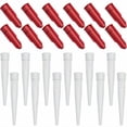 thumbnail image 4 of 24 Embouts de Buse de Calfeutrage, Embouts Applicateurs en Silicone Refermables pour Buses de Calfeutrage Blanches Inclut 12 Buses de Calfeutrage Blanches et 12 Buses de Calfeutrage Rouges, 4 of 4