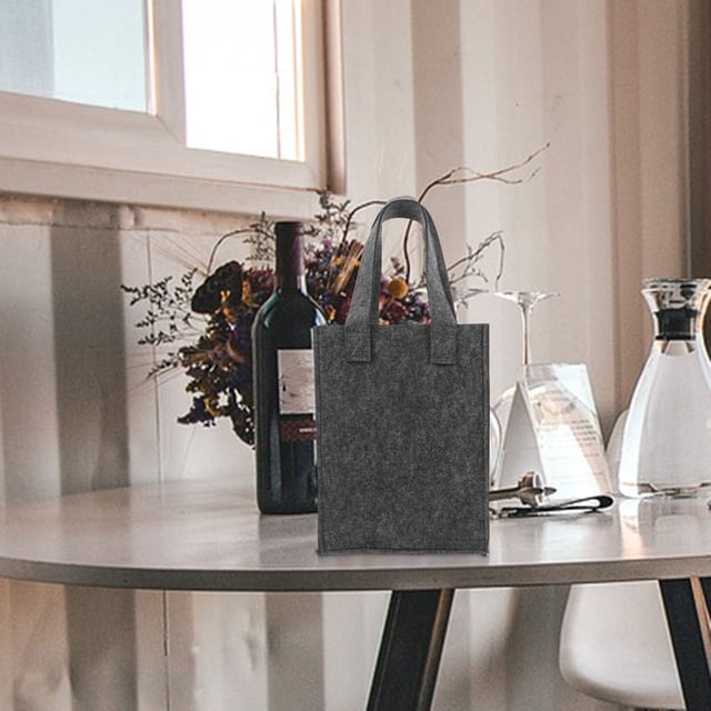 unbranded Bolsa Portátil De Vino En Fieltro Para Con