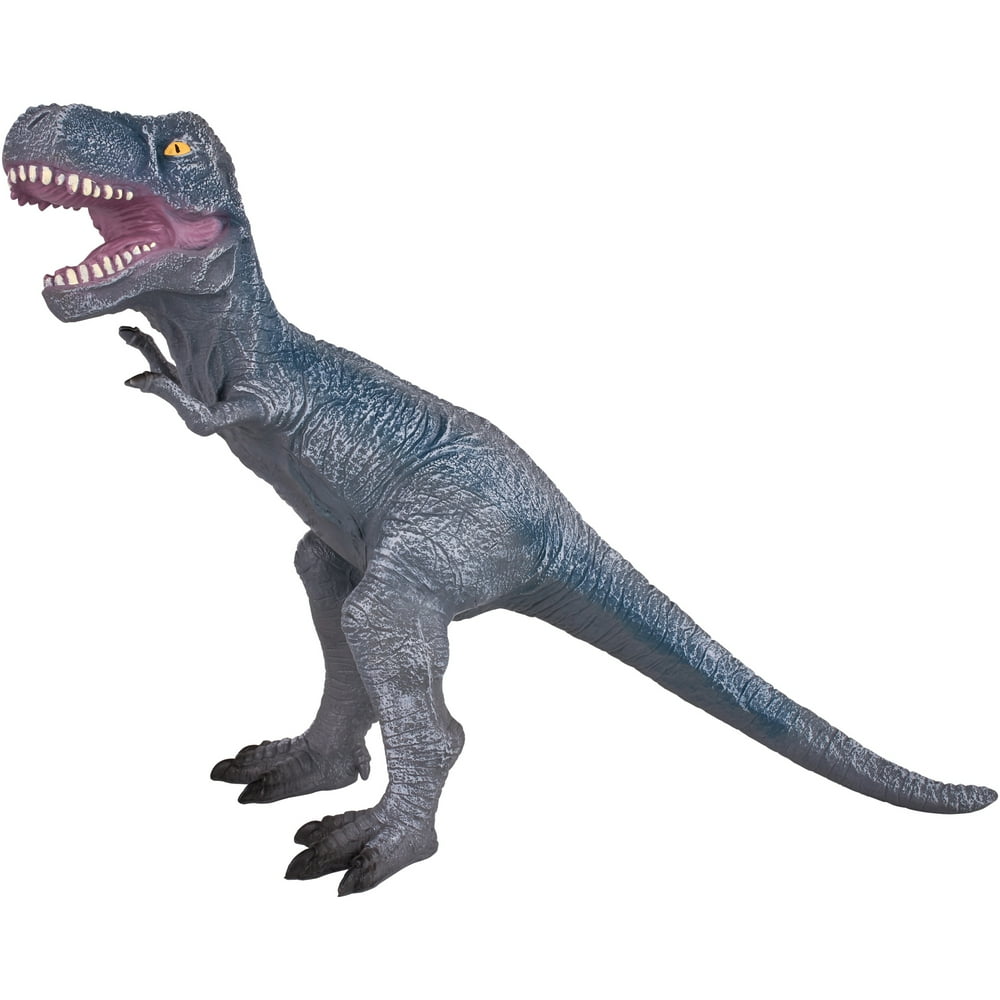 Adventure Force Soft T-Rex Dinosaur Toy, Blue, Designed Action Figures, 13.25 inches - Walmart