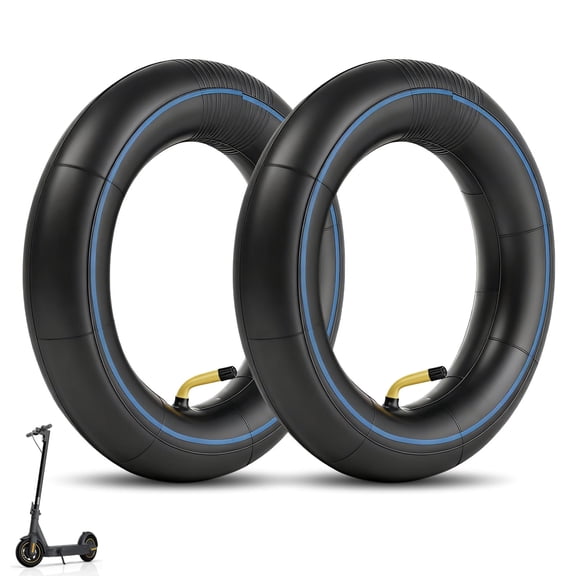 dykaae 2-Pack 10x2 10x2.125 Inner Tube Replacement, Electric Scooter Tire Replacement Wheels with 90° Valve for Self Balancing Electric Scooter E-Bike Tire Tube Tubes