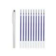 thumbnail image 4 of Heat Erasable Pens for Fabric,4 Colors Heat Erasable Fabric Marking Pens for Sewing, Quilting, Embroidery, Dressmaking, Tailors Sewing Chalk Pencils(White,5.91"), 4 of 5